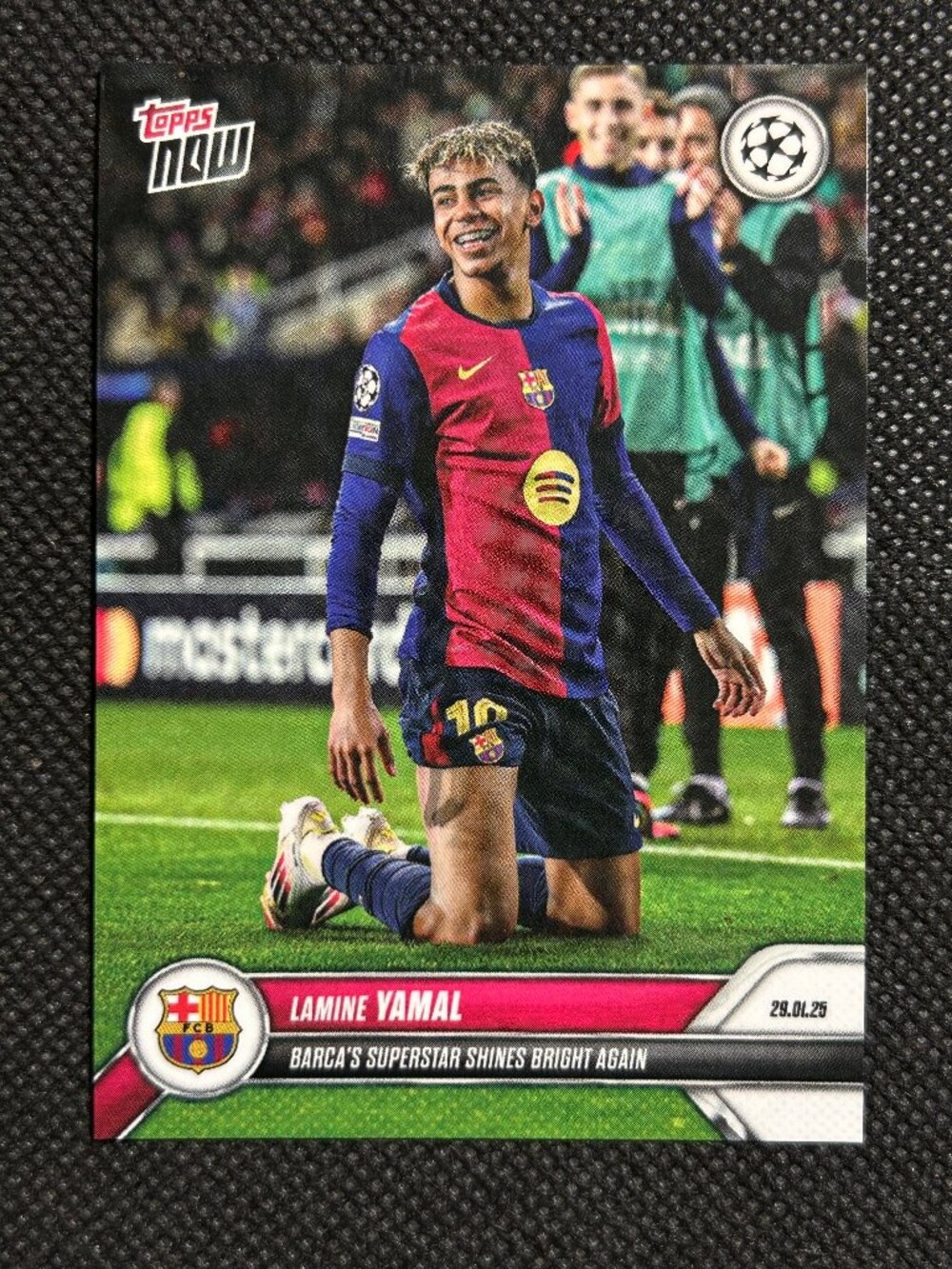 LAMINE YAMAL RC ROOKIE 2025 Topps Now #92 - FIFA SPAIN - BARCELONA FC SPAIN
